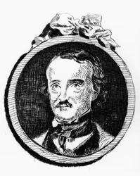 Edgar Allan Poe / Grabado de E. Manet